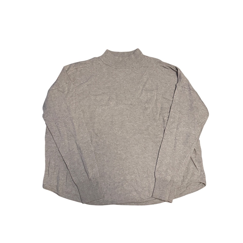Madewell Ashbury Mockneck Sweaterβ HEATHERED HAZELWOOD Large